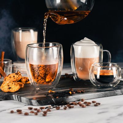 Чаша за капучино и лате Luigi Ferrero Coffeina FR-8063 350ml, 2 броя