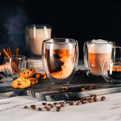 Чаша за капучино и лате Luigi Ferrero Coffeina FR-8063 350ml, 2 броя